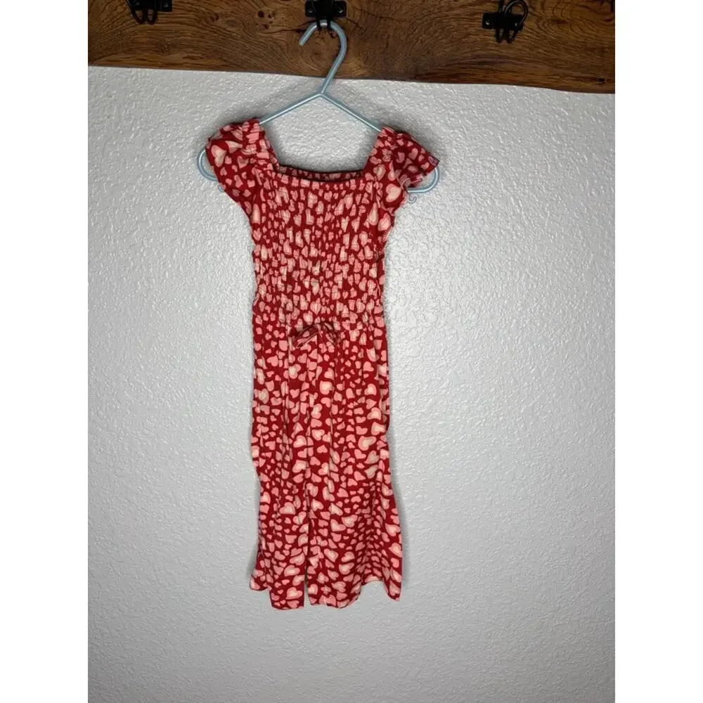 Girls bundle: Black Floral & Red Heart jumpsuits size 3T